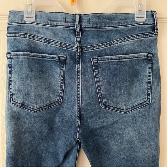 4/$25 Free People Womens Skinny Jeans W30/S CutOut Raw Distressed Casual Denim - Picture 9 of 16